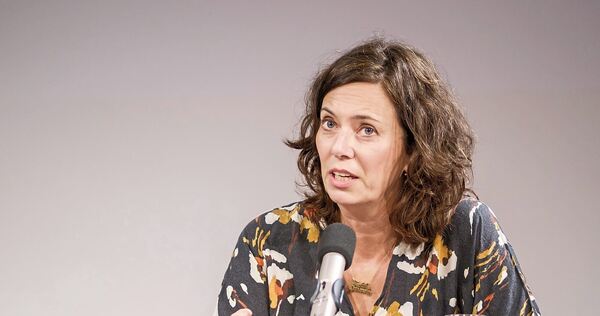 Unsentimentale Zwischenbilanz: Eva Menasse im Literaturhaus.