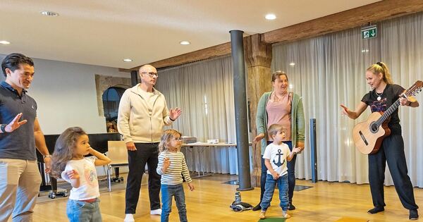 In Besigheim entdecken schon Babys und Kleinkinder die Musik