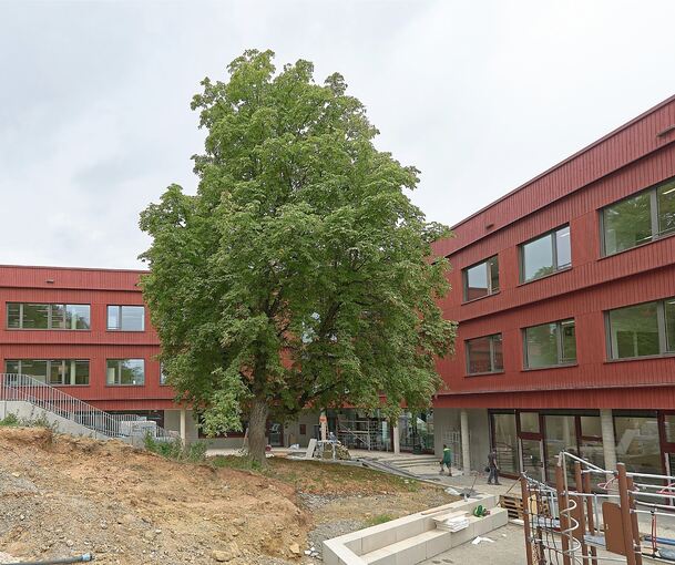 Die Fertigstellung der Gründelbachschule in Freiberg steht unmittelbar bevor. Ab 2. November wird dort unterrichtet.