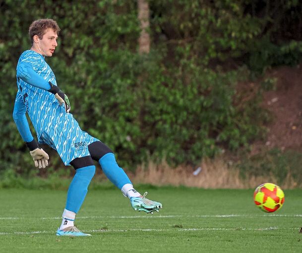 Seit vier Spielen im Tor des FV Löchgau: Jan Göbel.