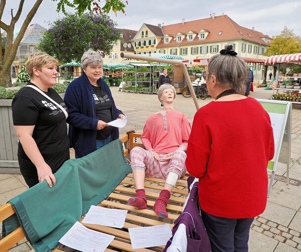 Mit dieser Aktion macht die Stiftung Evangelische Altenheime Ludwigsburg auf ihren Protest aufmerksam.