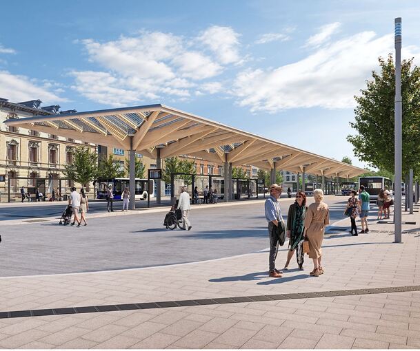 Der neue Busbahnhof ist in Ludwigsburg schon lange im Fokus. Das Projekt musste bisher viele Hürden nehmen.