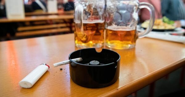 Zigaretten im Festzelt