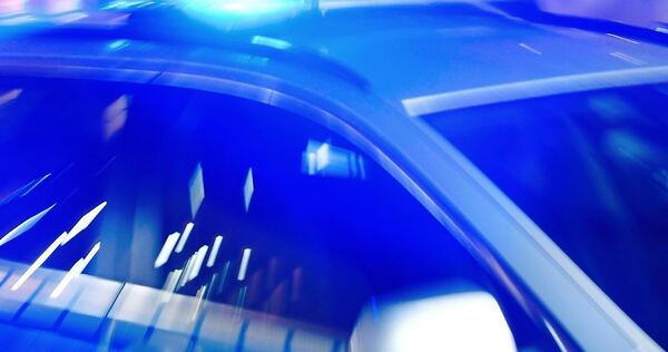 Polizei im Einsatz.