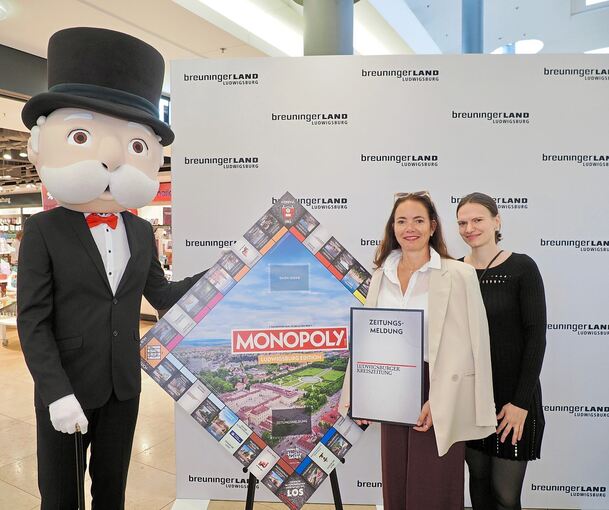 Die Ludwigsburger Kreiszeitung ist Medienpartner des Monopoly Spiels und hat auch einen Platz auf dem Spielbrett.