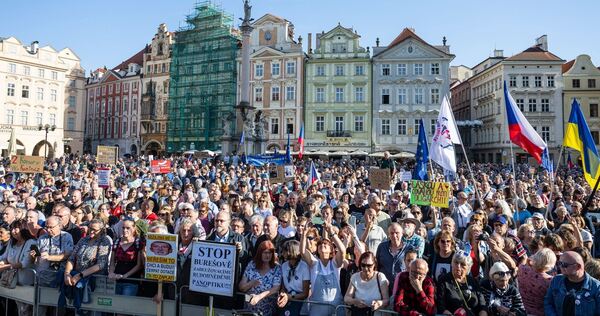 Proteste in Prag