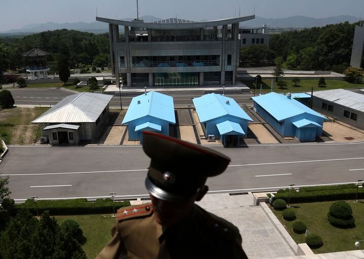 In der demilitarisierten Zone zwischen Nord- und Südkorea In der demilitarisierten Zone zwischen Nord- und Südkorea