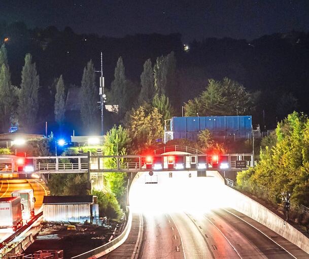 In einigen Nächten ist der Engelbergtunnel wieder planmäßig gesperrt. In einigen Nächten ist der Engelbergtunnel wieder planmäßig gesperrt.