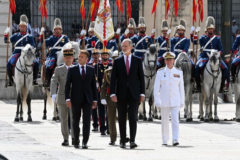 Frankreichs Präsident Macron zu Staatsbesuch in Spanien Frankreichs Präsident Macron zu Staatsbesuch in Spanien