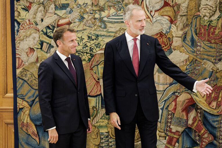 Frankreichs Präsident Macron zu Staatsbesuch in Spanien Frankreichs Präsident Macron zu Staatsbesuch in Spanien