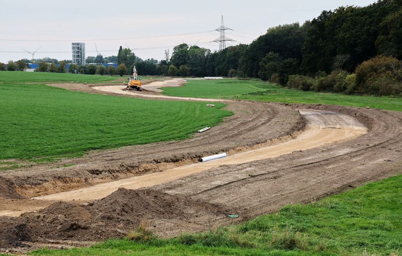 Baustelle für künftiges Großrechenzentrum Baustelle für künftiges Großrechenzentrum