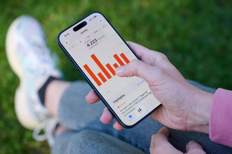 Schrittzähler-App Schrittzähler-App
