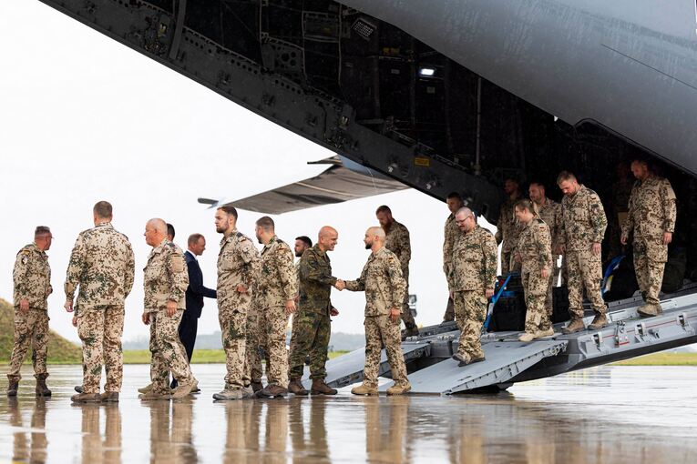 Rückkehr von Soldaten aus Erbil - Bundeswehr beendet Einsatz