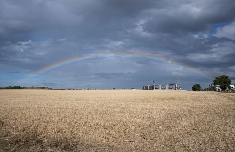 Regenbogen in Schwäbisch Hall Regenbogen in Schwäbisch Hall