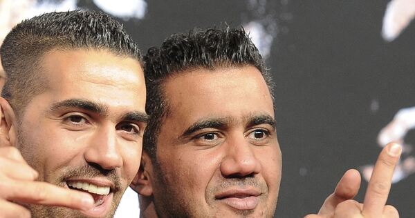 Der Rapper Bushido (l) posiert mit Arafat Abou-Chaker Der Rapper Bushido (l) posiert mit Arafat Abou-Chaker