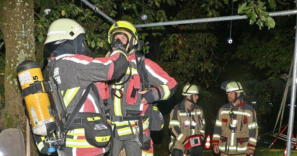 Garden sheds between Schöckingen and Hemmingen burn down