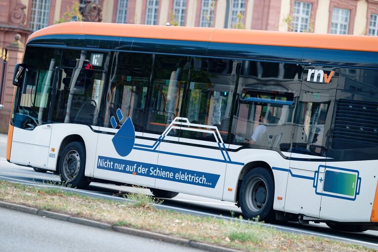 E-Busse in Mannheim E-Busse in Mannheim