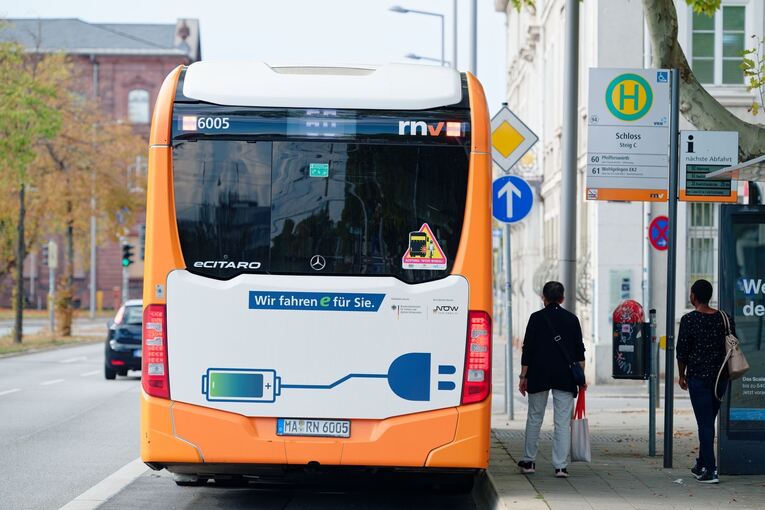 E-Busse in Mannheim E-Busse in Mannheim