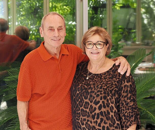 Leben immer noch dort, wo alles begann: Salvina Monaco und Franco Di Bari daheim in Marbach.