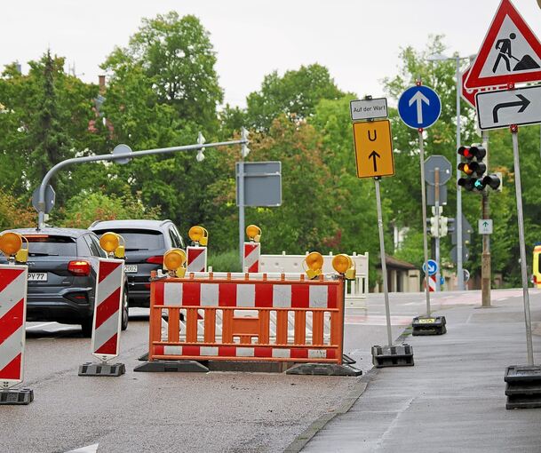 Überall Baustellen und Umleitungen: Wer momentan durch Ludwigsburg fährt, benötigt Geduld und Nerven.