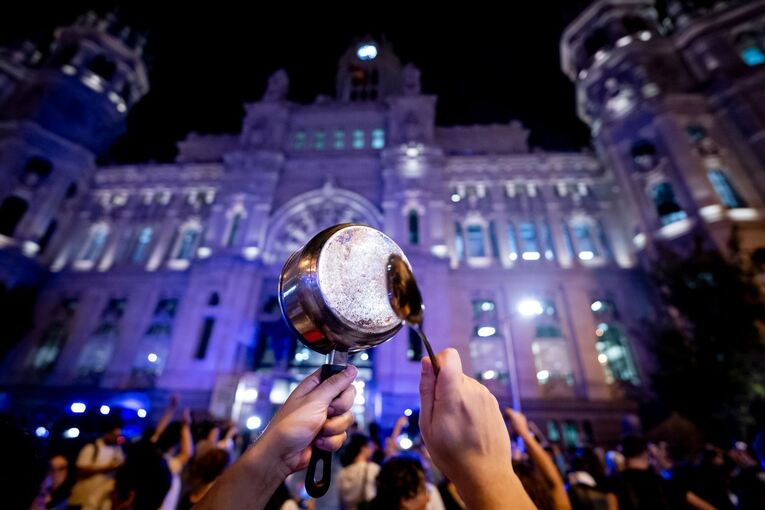 Protest gegen Wohnungsnot in Spanien Protest gegen Wohnungsnot in Spanien