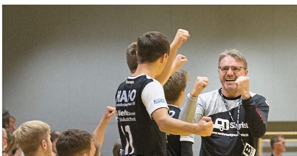 Erinnerung an frühere Duelle mit Birkenau: Habo-Coach Jürgen Buck. Erinnerung an frühere Duelle mit Birkenau: Habo-Coach Jürgen Buck.