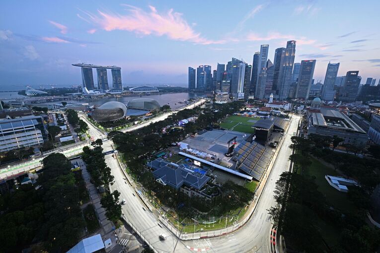Marina Bay Street Circuit in Singapur Marina Bay Street Circuit in Singapur