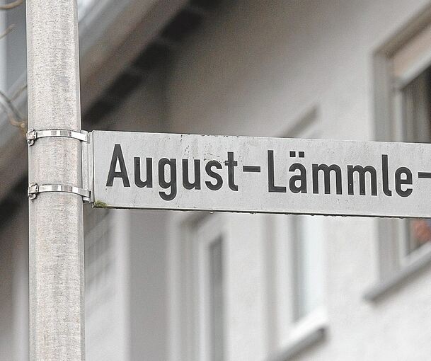 August Lämmle wird heutzutage kritischer als zur Zeit der Straßenbenennung gesehen.