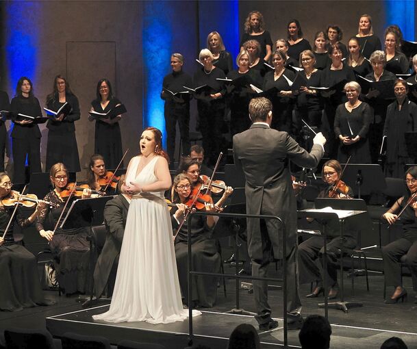 Gesang und handgemachte Musik: Im Forum wurden am Samstag große Gefühle hörbar.
