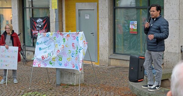 Almost 200 people demonstrate in Bietigheim-Bissingen - | and the ...