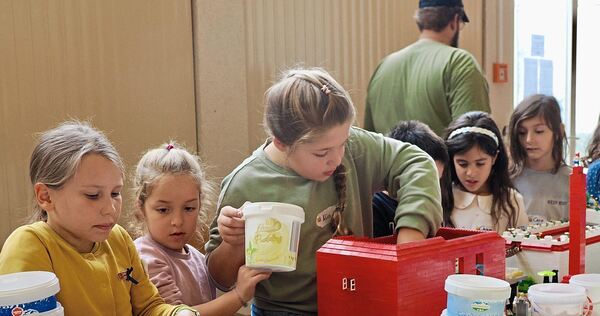 Wir bauen eine Stadt: Fast hundert Kinder ließen in Ingersheim ihrer Fantasie freien Lauf.