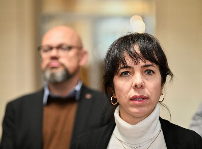 Fraktionssitzung der Berliner Linken Fraktionssitzung der Berliner Linken