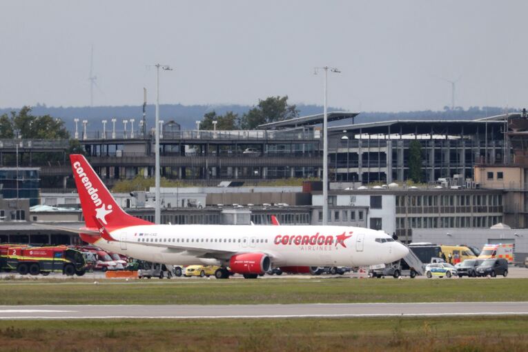 Nach möglichem Luftnotfall am Flughafen Nürnberg Nach möglichem Luftnotfall am Flughafen Nürnberg