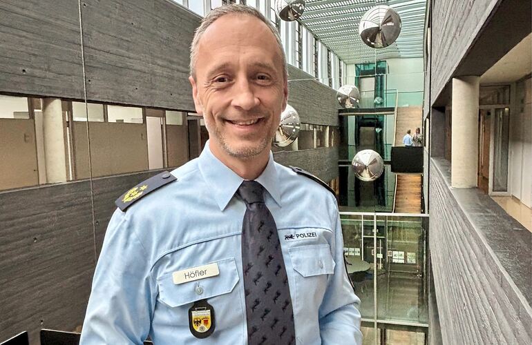 Carsten Höfler hat im Ludwigsburger Polizeipräsidium interimsweise die Leitung übernommen.