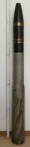 Sperrmüllfund mit ungewöhnlichem Kaliber Sperrmüllfund mit ungewöhnlichem Kaliber