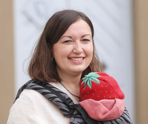 Lea Held mit ihrer zweiten Tochter Paulina.