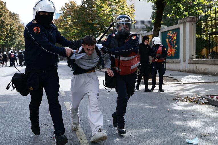 Proteste in Albanien Proteste in Albanien