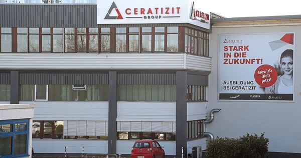 Blick auf das Ceratizit-Gebäude.