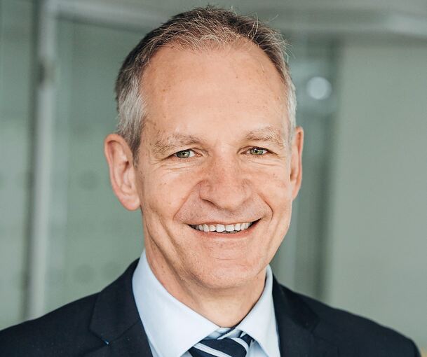 Mark Dominik Alscher hat in Ludwigsburg über die Zukunft der Krankenhäuser gesprochen.