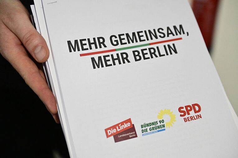 Pressekonferenz zu Sondierungsgesprächen Berlin