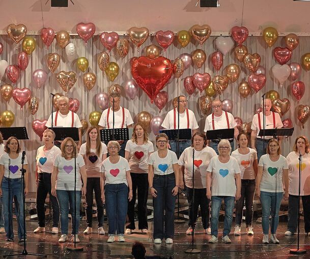 Love is in the air: Die Sunlights sangen in Neckarweihingen über große Gefühle.