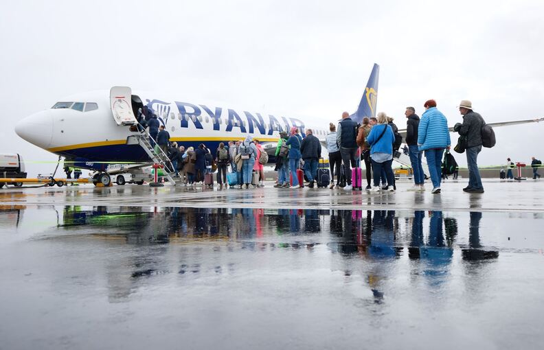 Erster Ryanair-Flug vom Flughafen Lübeck nach Mallorca