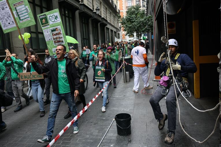 Proteste in Madrid