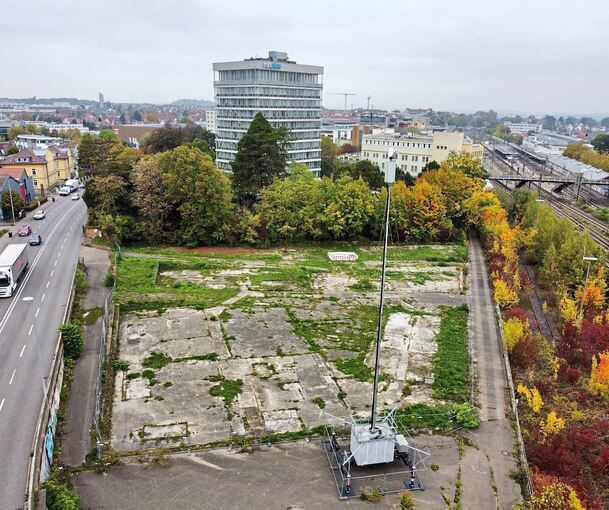 Das Kepler-Dreieck: Für die Industriebrache am Ludwigsburger Bahnhof gab es in den vergangenen Jahren viele Ideen. Die Umsetzung rückt nun in weite Ferne.