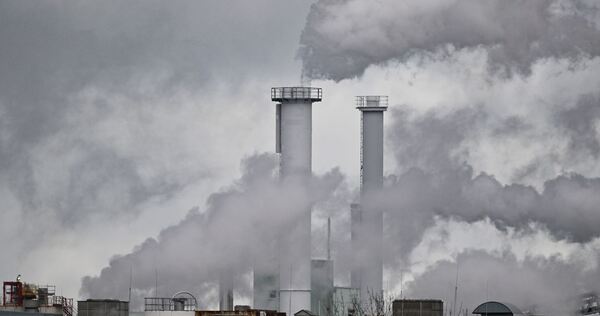 CO2-Emissionen von Industriebetrieb
