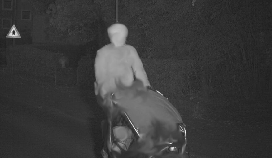 Lastenradfahrer mit Kind geblitzt Lastenradfahrer mit Kind geblitzt