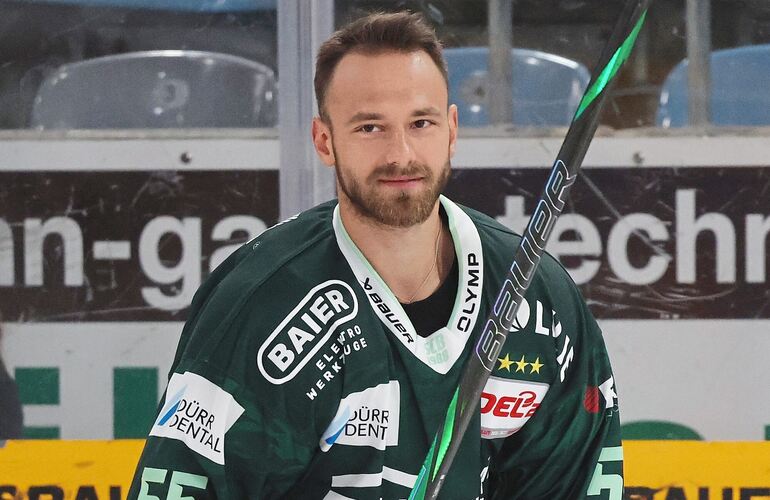 Bei den Bietigheim Steelers noch ohne Saisoneinsatz: Für Verteidiger Mick Hochreither ist die Situation alles andere als einfach Screenreader