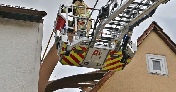 Storm damage in Ditzingen: Fire department happy about new turntable ...