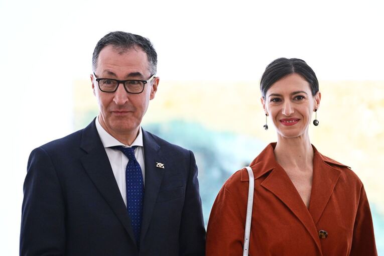 Cem Özdemir und seine Frau Flavia Zaka Cem Özdemir und seine Frau Flavia Zaka