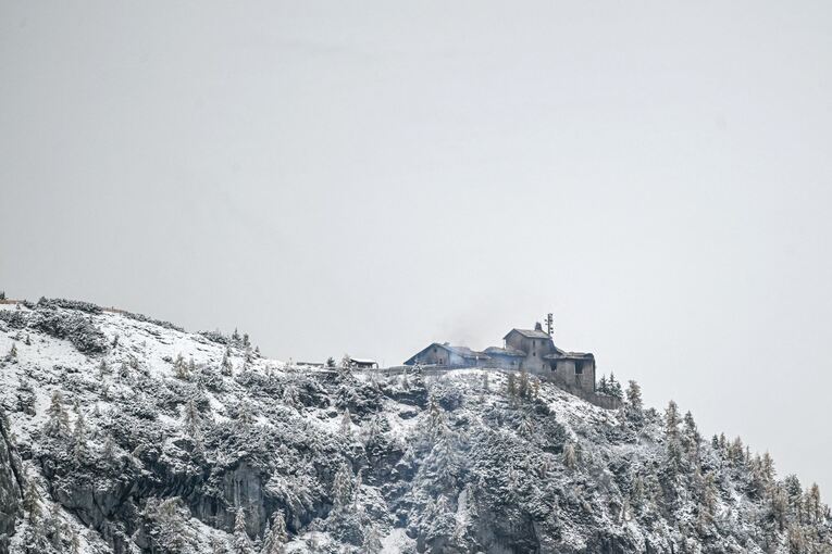 Kehlsteinhaus nach Großbrand schwer zerstört Kehlsteinhaus nach Großbrand schwer zerstört